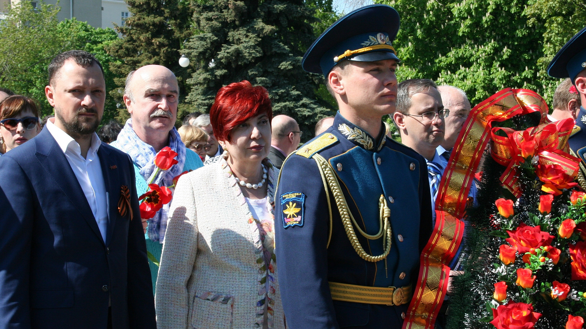 Воронежская "РОДИНА" почтила память героев Великой Отечественной войны