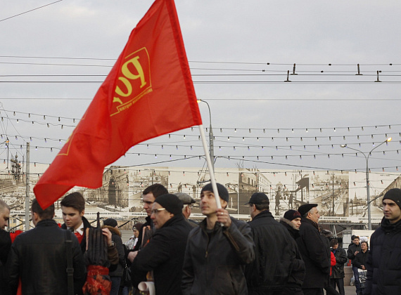 Митинг на Васильевском спуске в поддержку Крыма, 7 марта 2014 г.