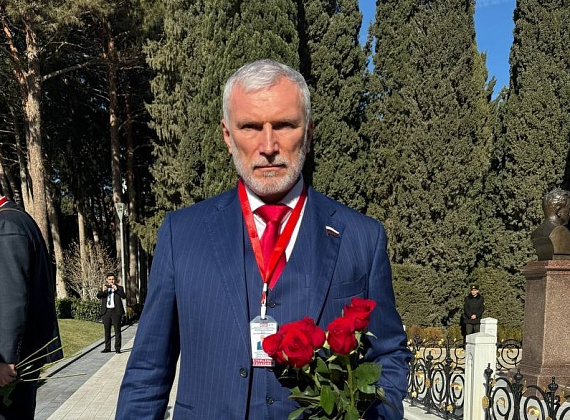 Алексей Журавлев наблюдает за ходом голосования на выборах президента Азербайджана (07.02.2024)