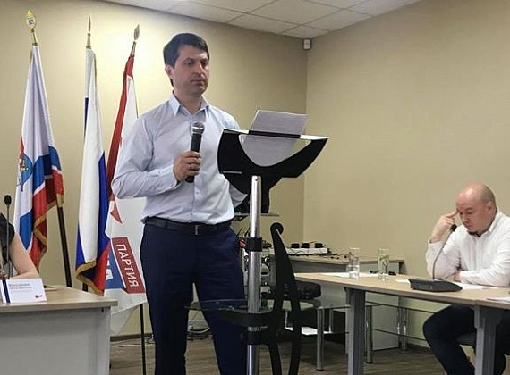 Валерий Шинкаренко и Федор Бирюков на конференции "РОДИНЫ" в Ленобласти (Санкт-Петербург, 27.06.2020)