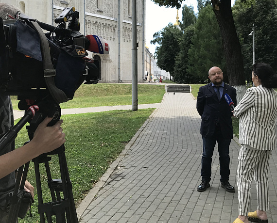 Во Владимире прошла пресс-конференция партии "РОДИНА" с участием Федора Бирюкова