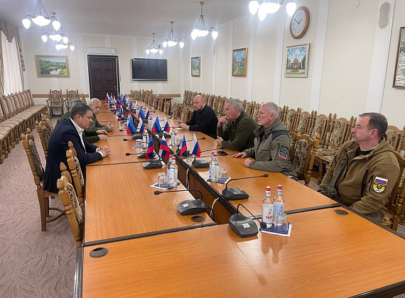 Рабочий визит Алексея Журавлева на Донбасс, ноябрь 2022 г.