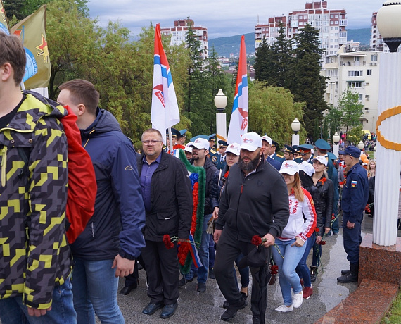 Сочинские соратники приняли участие в митинге памяти героев Великой Отечественной войны 