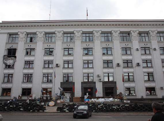 Визит Алексея Журавлёва в Луганскую народную республику, июнь 2014 г.