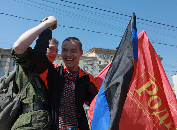 Автопробег "Мир! Труд! Новороссия!" 1 мая 2014 г.
