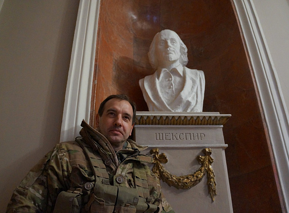 Встреча Алексея Журавлёва с министром культуры ДНР Александром Парецким и министром образования ДНР Игорем Костенком, 30.01.2015