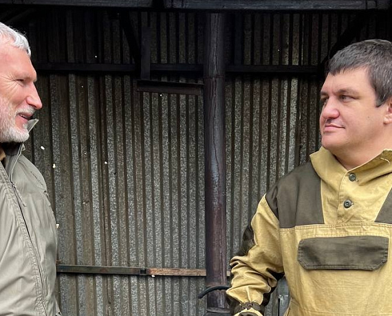 Алексей Журавлев поздравил с днем рождения командира бригады "Пятнашка" Ахру Авидзбу