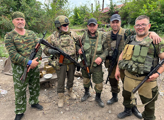 Визит Алексея Журавлева в зону проведения специальной военной операции (июнь 2022)