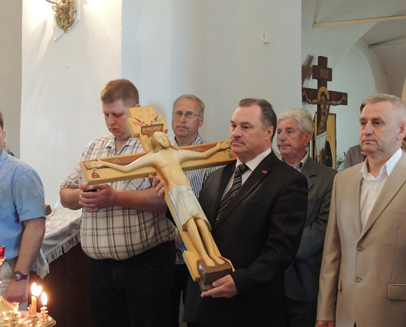 Партийцы посетили мемориальный комплекс "Хацунь" на Брянщине