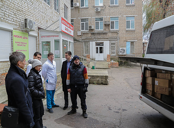 Делегация партии "РОДИНА" в Новороссии, 02.11.2014