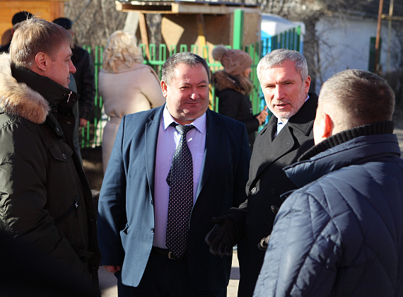 Алексей Журавлёв осмотрел готовность детсада "Капитошка" к сдаче, 18.02.2015