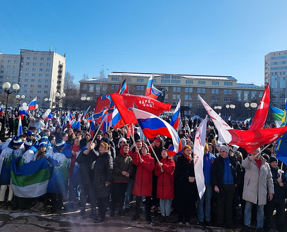 "РОДИНА" Коми приняла участие в митинге-концерте к 10-летию воссоединения Крыма с РФ
