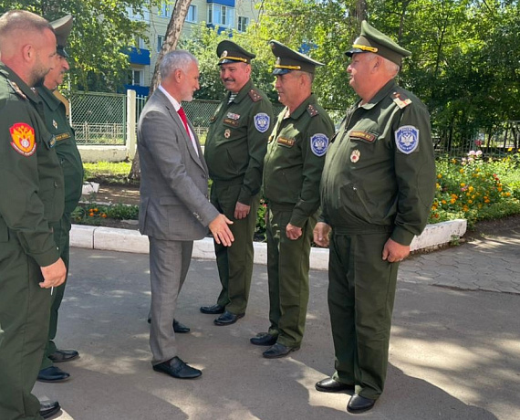 Алексей Журавлев встретился с казаками Омской области