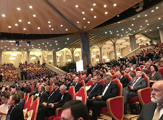 Федор Бирюков на XXIII Всемирном Русском Народном Соборе (Москва, Храм Христа Спасителя, 18.10.2019)
