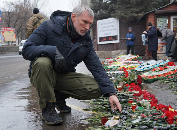 Визит Алексея Журавлева в Донецк, 29.01.2015