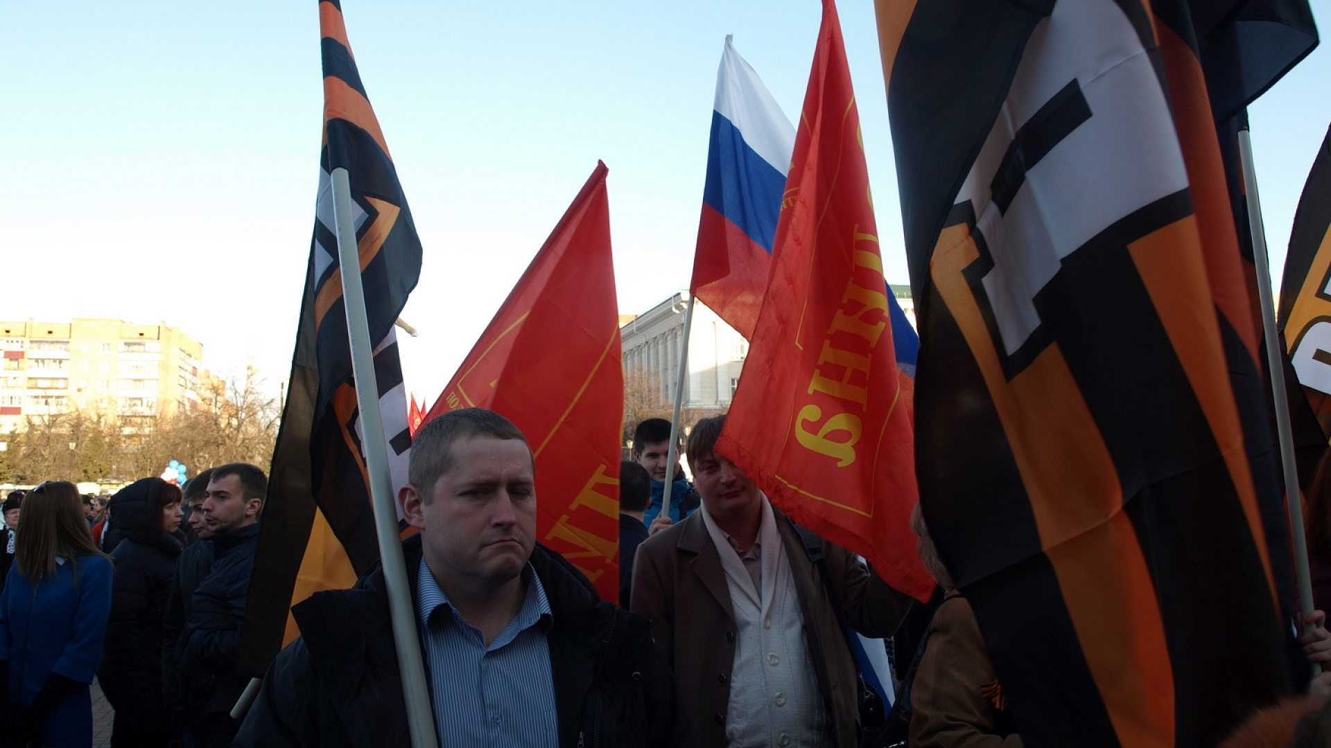 Патриоты Курска приняли участие в митинге в честь воссоединения Крыма с Россией