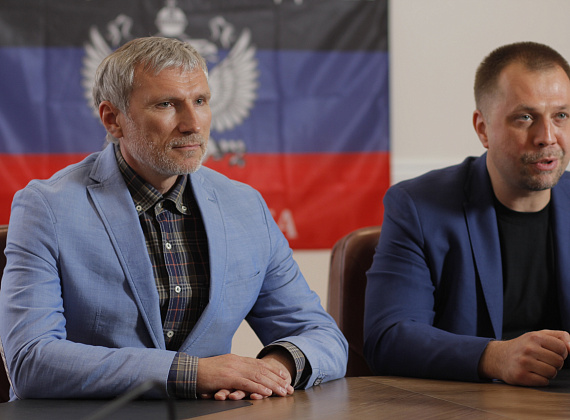 Алексей Журавлёв в Донецке: пресс-конференция, общение с прессой, интервью (часть 1), 12 июня 2014 г.