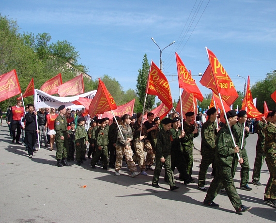 Волжская "РОДИНА" в День Победы поддержала украинских собратьев