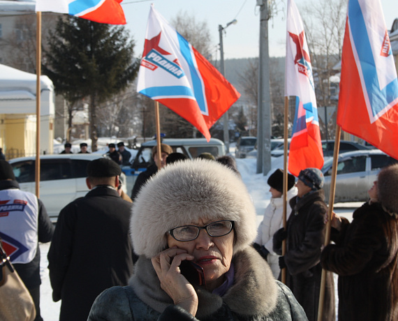 Алтайская "РОДИНА" организовала митинг в поддержку экс-мэра Горно-Алтайска
