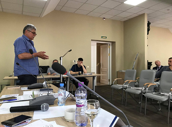 Валерий Шинкаренко и Федор Бирюков на конференции "РОДИНЫ" в Ленобласти (Санкт-Петербург, 27.06.2020)
