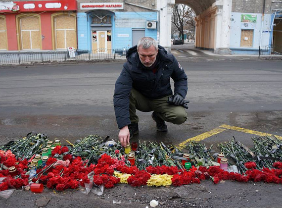 Визит Алексея Журавлева в Донецк, 29.01.2015