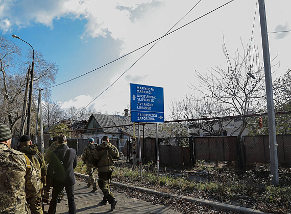 Делегация партии "РОДИНА" в Новороссии, 02.11.2014