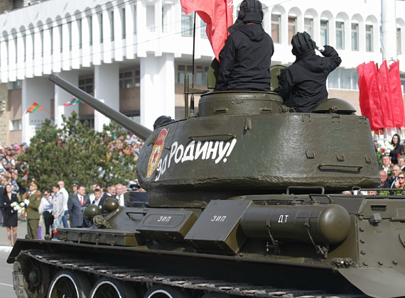 Визит российской делегации во главе с Рогозиным в ПМР, 9 мая 2014 г.