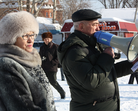 Алтайская "РОДИНА" организовала митинг в поддержку экс-мэра Горно-Алтайска