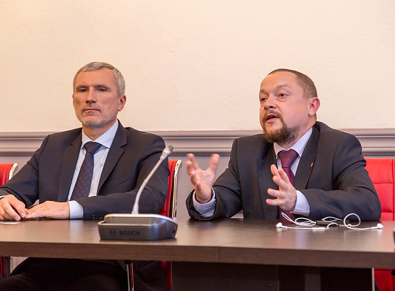 Встреча Алексея Журавлёва с руководством сербской партии "Двери", 02.10.2015