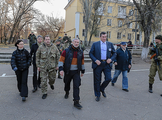 Делегация партии "РОДИНА" в Новороссии, 02.11.2014