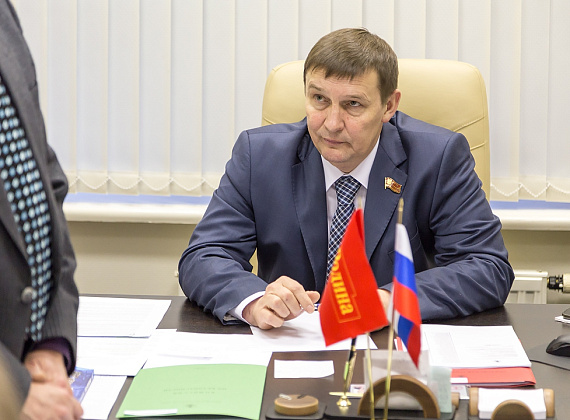 Встреча с руководителем фракции "РОДИНА" в Мосгордуме Андреем Шибаевым, 21.01.2015