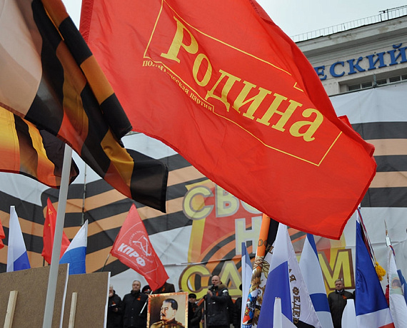 Пермские родинцы приняли участие в митинге "Своих не сдаем!"