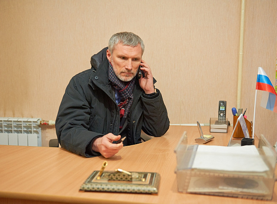 Алексей Журавлев и делегация "РОДИНЫ" в Севастополе, 26 февраля 2014 г.