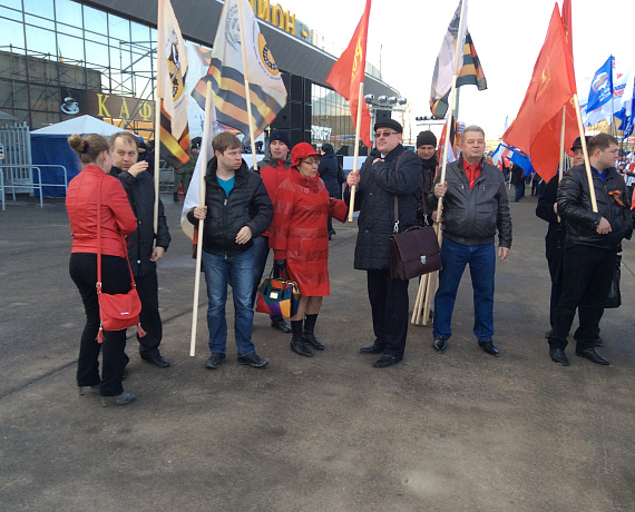 Партийцы Татарстана приняли участие в митинге, посвящённом годовщине воссоединения России с Крымом