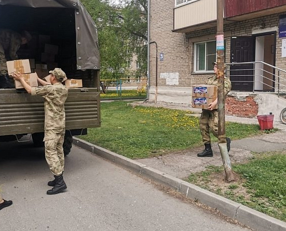 Собранный Новосибирским реготделением партии "РОДИНА" гуманитарный груз отправлен на Донбасс