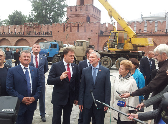 Визит Алексея Журавлева в Тулу, 02.09.2014