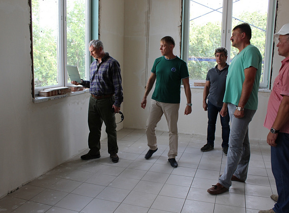 Журавлёв посетил стройплощадку медфакультета ПГУ в ПМР, 13.07.2015